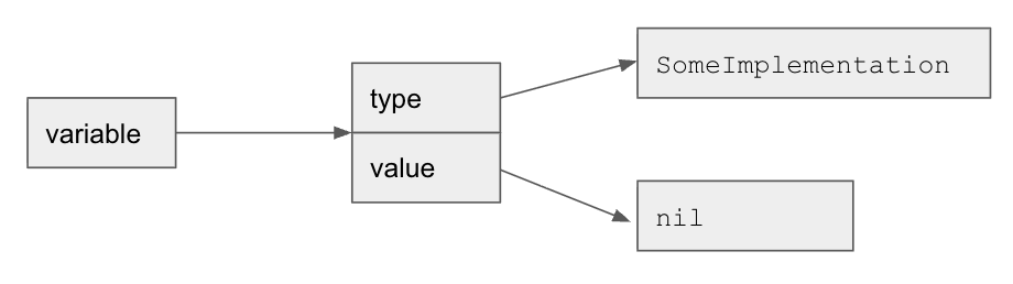 Interface with nil value